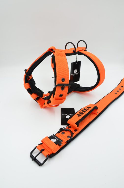 Szelki z mięciutkim polarem o szer. 4cm Lekkie