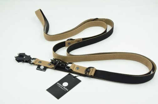 DSC_0333 Smycz przepinana DWUKOLOROWA taktyczna