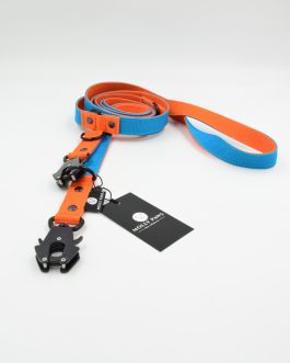 DSC_1139 Smycz przepinana DWUKOLOROWA taktyczna