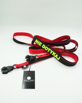 Smycz przepinana 4 METRY z haftem