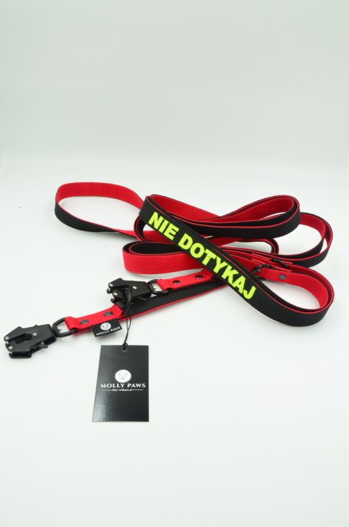 DSC_0058 Smycz przepinana 4 METRY z haftem