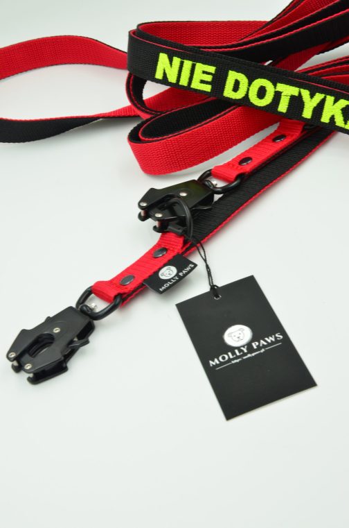 DSC_0059 Smycz przepinana 4 METRY z haftem