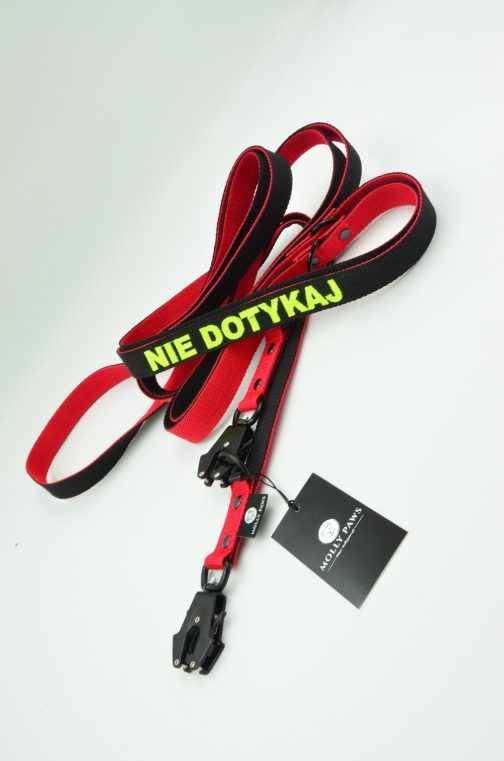 DSC_0061 Smycz przepinana 4 METRY z haftem