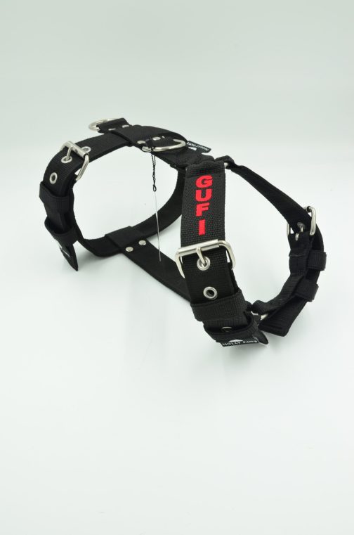 DSC_0067 Szelki o szerokości 4cm Z HAFTEM STAL NIERDZEWNA- POLECANE