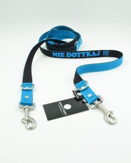 Smycz przepinana 3m Z Haftem STAL NIERDZEWNA- POLECANE