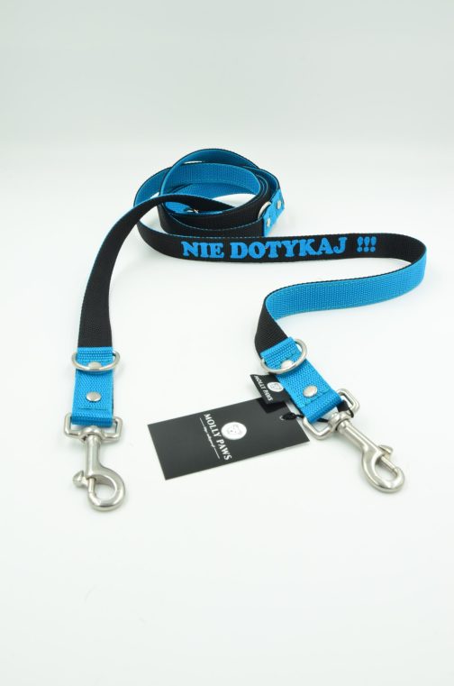 Smycz przepinana 3m Z Haftem STAL NIERDZEWNA- POLECANE