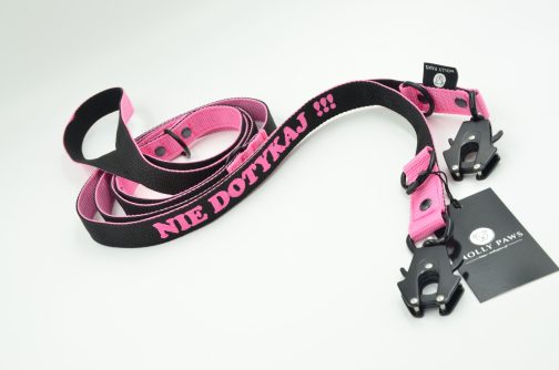 DSC_0174 Smycz przepinana 4 METRY z haftem