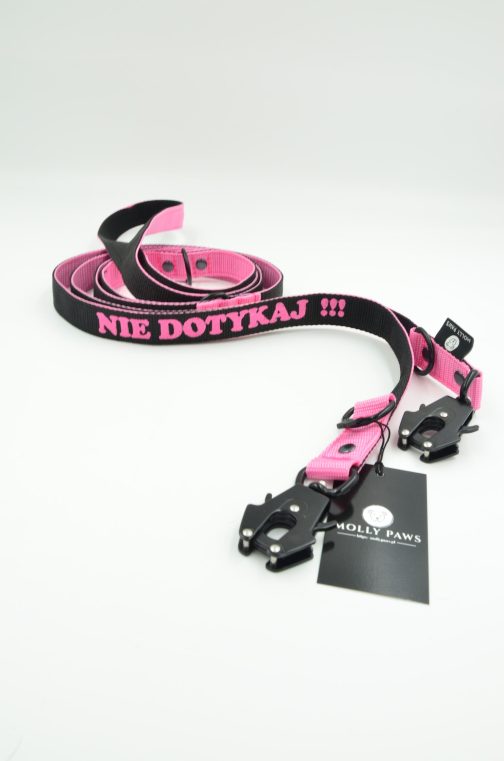 DSC_0175 Smycz przepinana 4 METRY z haftem