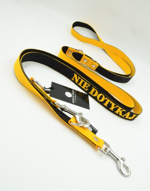 Smycz przepinana 3m Z Haftem STAL NIERDZEWNA- POLECANE
