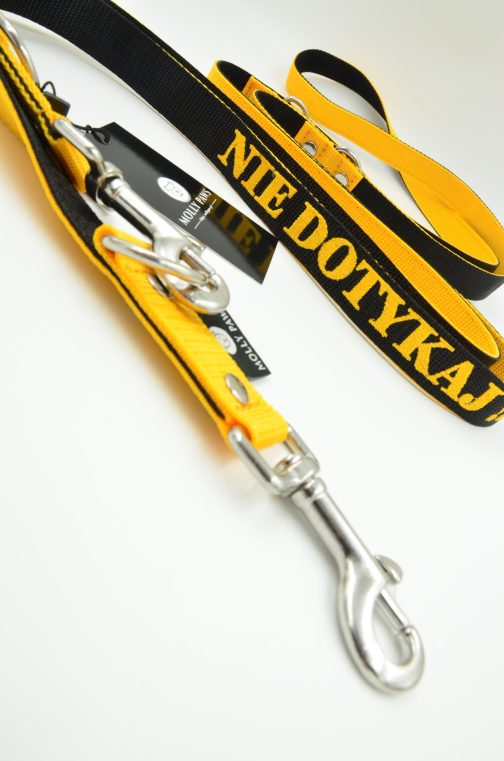 Smycz przepinana 3m Z Haftem STAL NIERDZEWNA- POLECANE