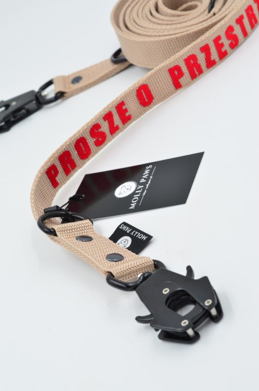 DSC_0686 Smycz przepinana 4 METRY z haftem