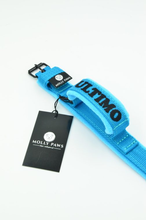 Lekka Obroża z Uchwytem o szer.2.5 z haftem