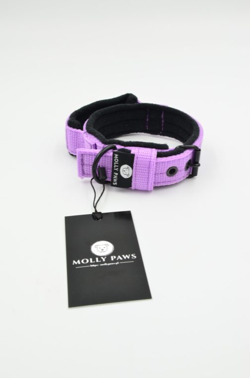 Lekka Obroża z Uchwytem o szer.2.5 z haftem