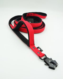 DSC_0429 Smycz polarowa z dodatkowym uchwytem i haftem