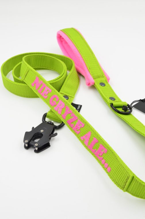 Smycz taktyczna z haftem dł.165cm