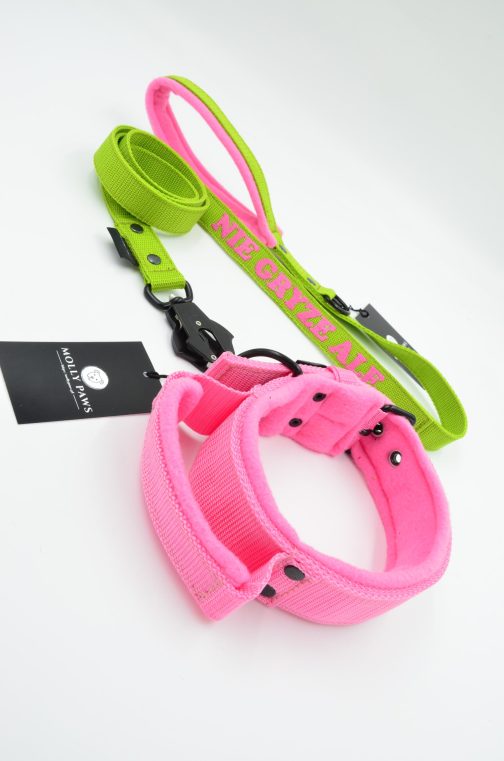 Smycz taktyczna z haftem dł.165cm