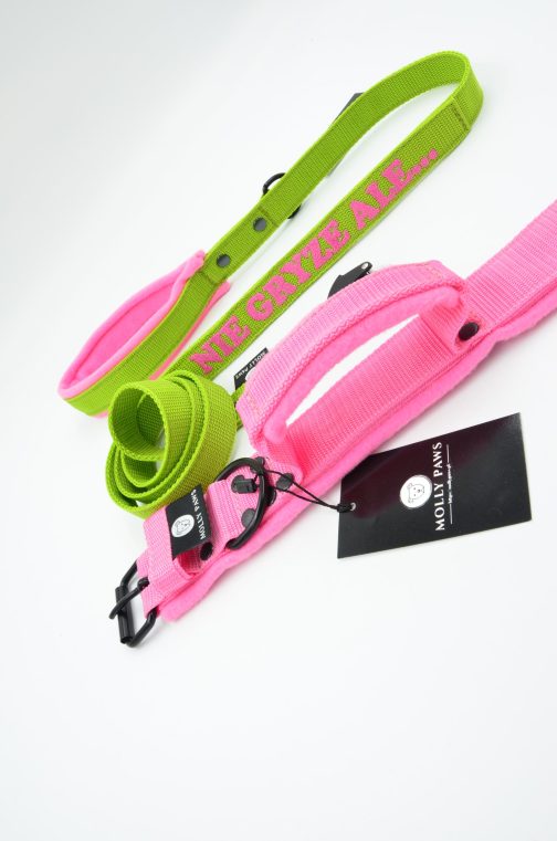 Smycz taktyczna z haftem dł.165cm