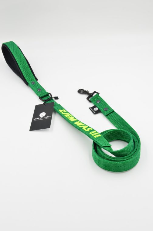 DSC_0092 Smycz z rączką dł.165cm lekka z haftem