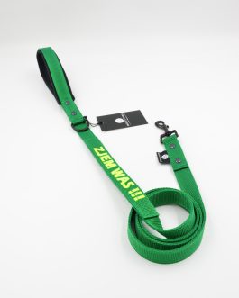 DSC_0095 Smycz z rączką dł.165cm lekka z haftem