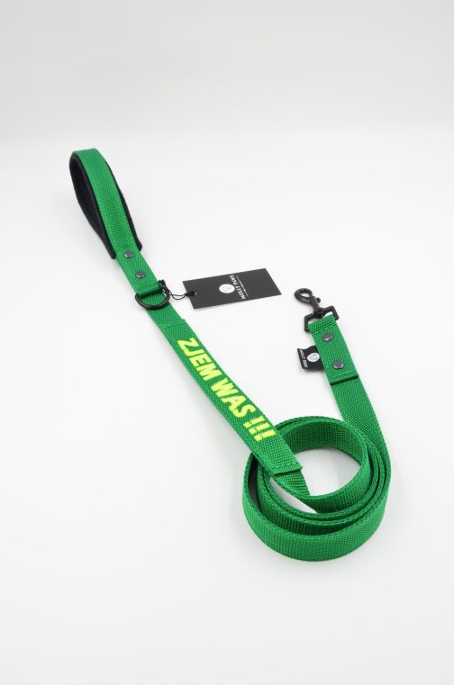 DSC_0095 Smycz z rączką dł.165cm lekka z haftem