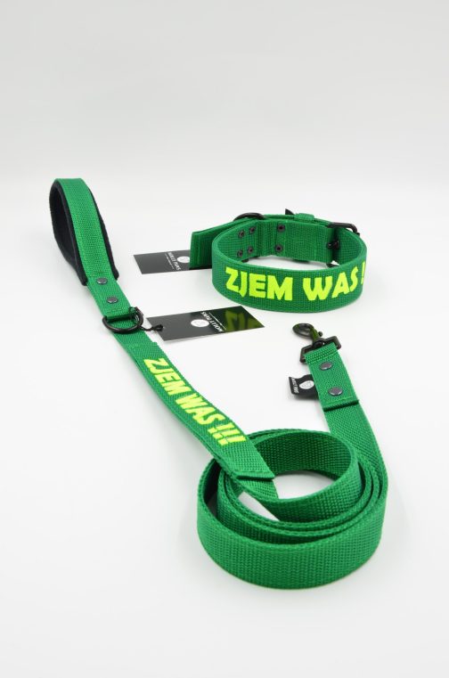 DSC_0097 Smycz z rączką dł.165cm lekka z haftem