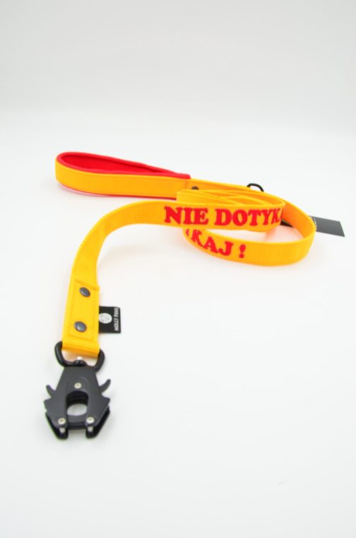 Smycz taktyczna z haftem dł.165cm