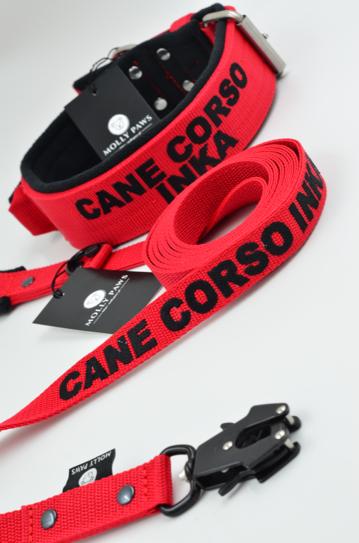 Smycz taktyczna z haftem dł.165cm