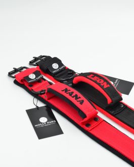 Lekka Obroża z uchwytem haftem i polarem