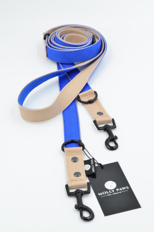 DSC_0603 Smycz przepinana lekka DWUKOLOROWA