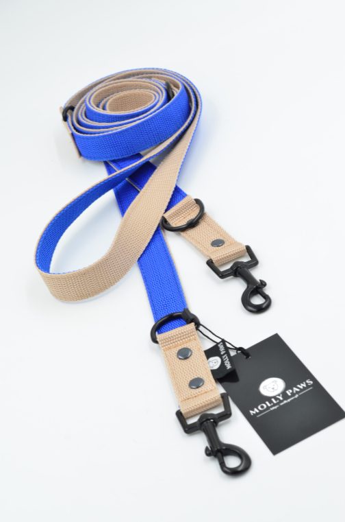 DSC_0604 Smycz przepinana lekka DWUKOLOROWA