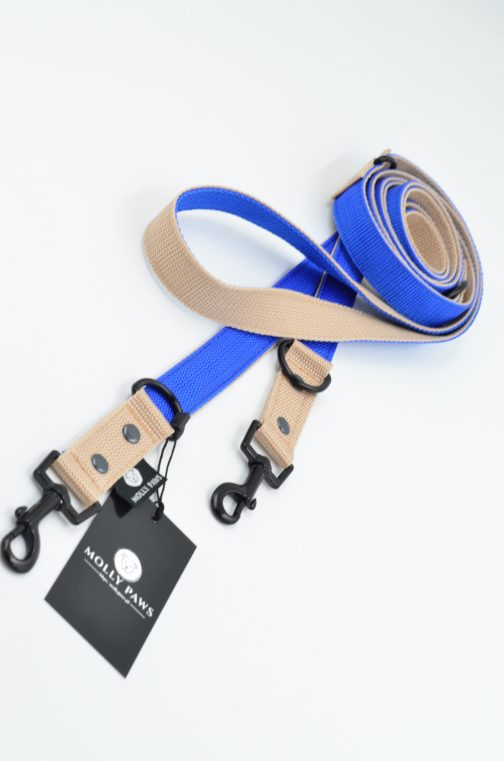 DSC_0605 Smycz przepinana lekka DWUKOLOROWA