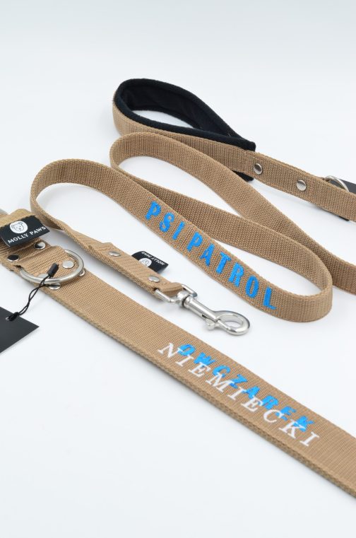 DSC_0079 2.5cm Smycz Z Rączką I Własnym Haftem STAL NIERDZEWNA - POLECANE