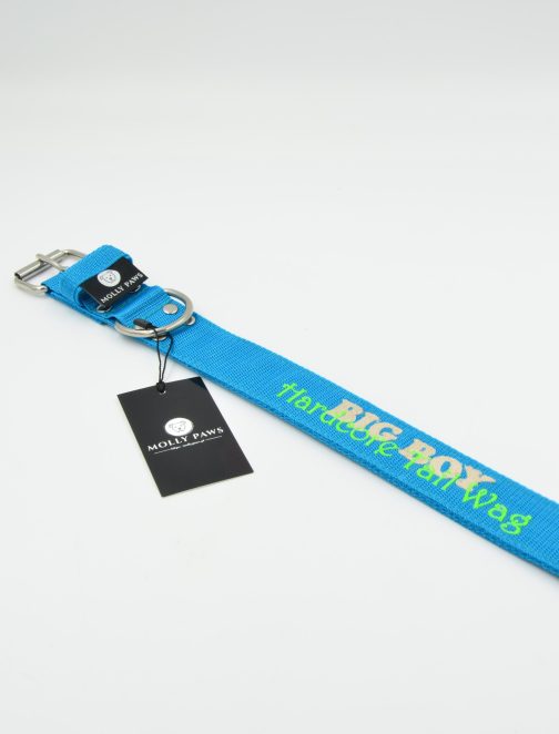 Obroża z podwójnym haftem STAL NIERDZEWNA - POLECANE