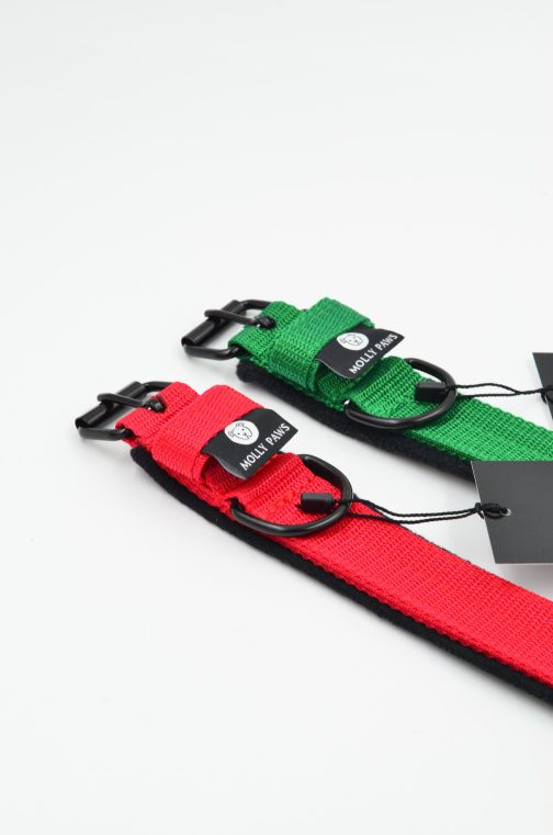 Lekka Obroża z polarem i Haftem o szerokości 3cm