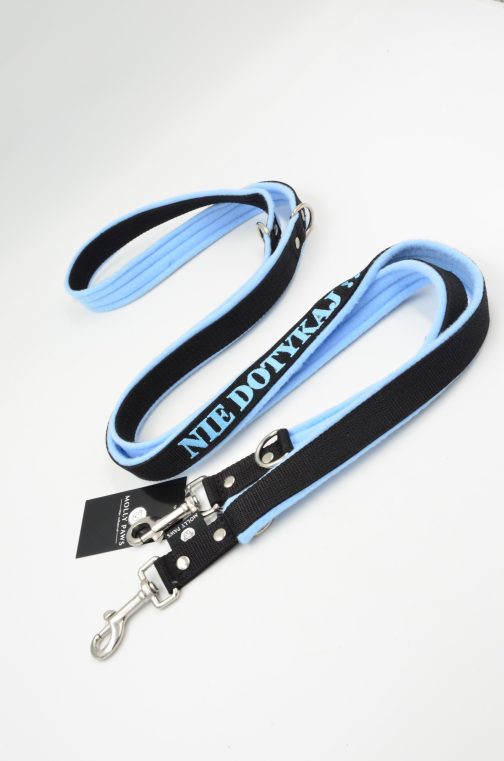 Smycz polarowa przepinana 3m Z Haftem STAL NIERDZEWNA-POLECANE