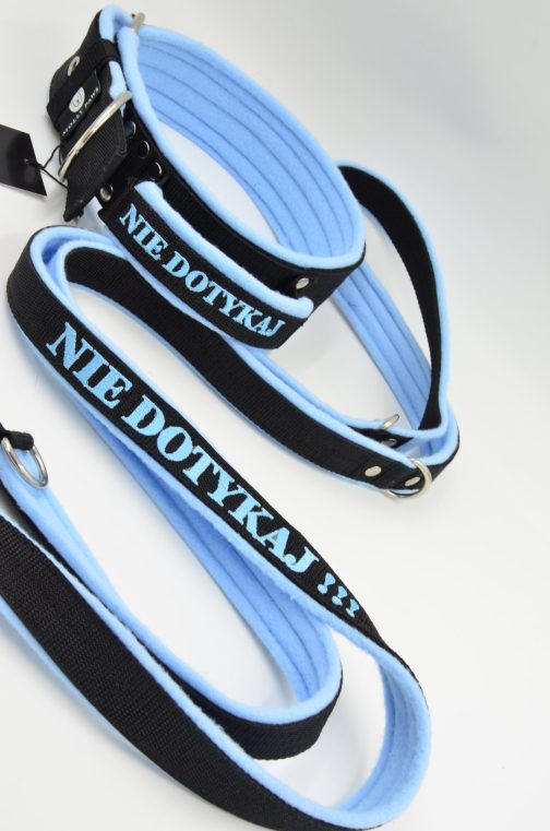 Smycz polarowa przepinana 3m Z Haftem STAL NIERDZEWNA-POLECANE