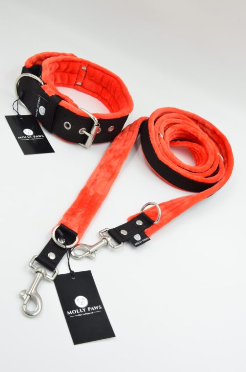 Smycz polarowa przepinana 2.5cm STAL NIERDZEWNA- POLECANE