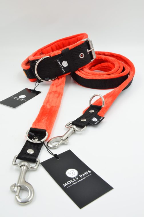 Smycz polarowa przepinana 2.5cm STAL NIERDZEWNA- POLECANE