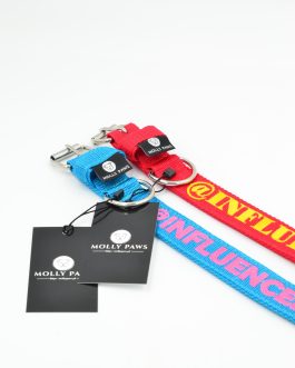 Obroża o szer. 3cm z Haftem STAL NIERDZEWNA - POLECANE