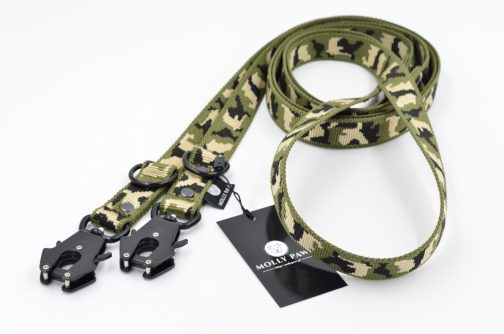 DSC_0701 Smycz przepinana o szer.2.5cm MORO